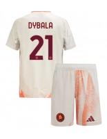 AS Roma Paulo Dybala #21 Vieraspaita Lasten 2024-25 Lyhythihainen (+ shortsit)